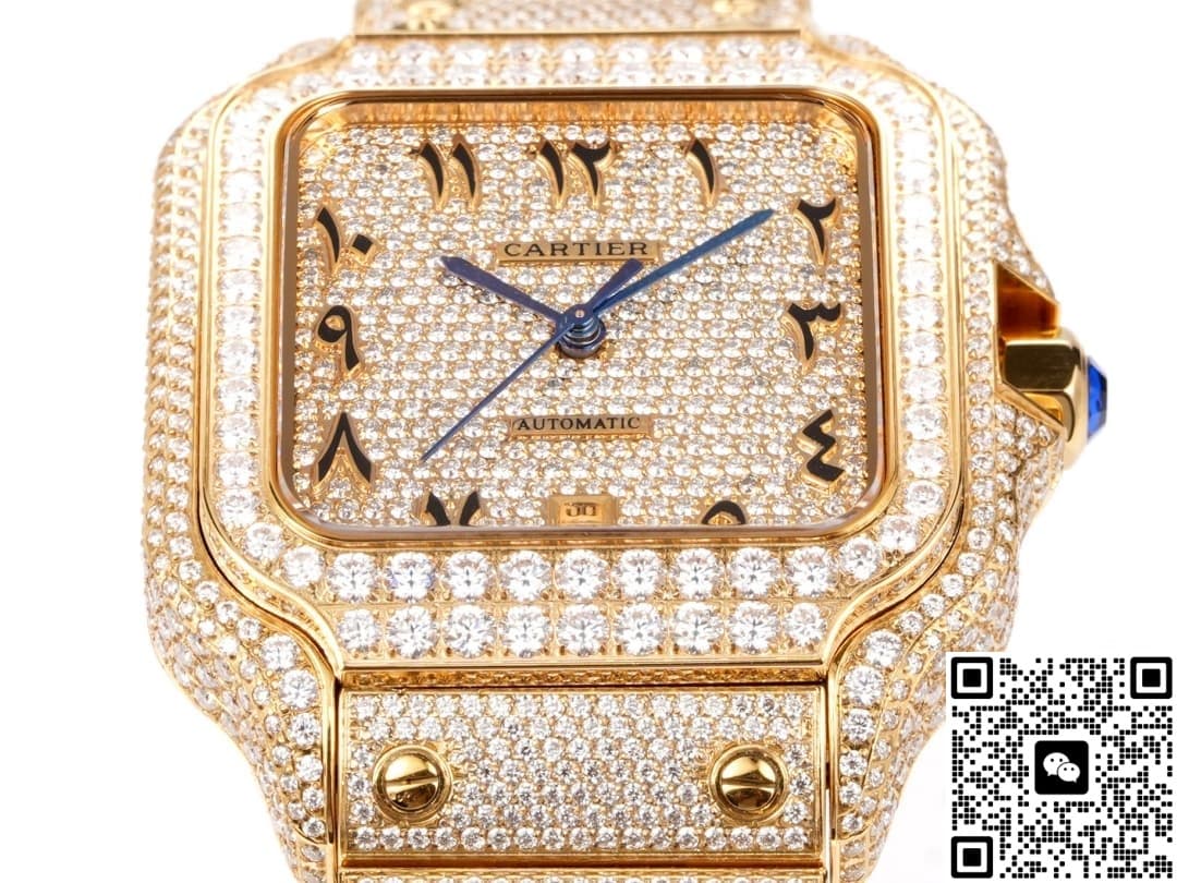 Cartier Santos F4 Factory Date Display