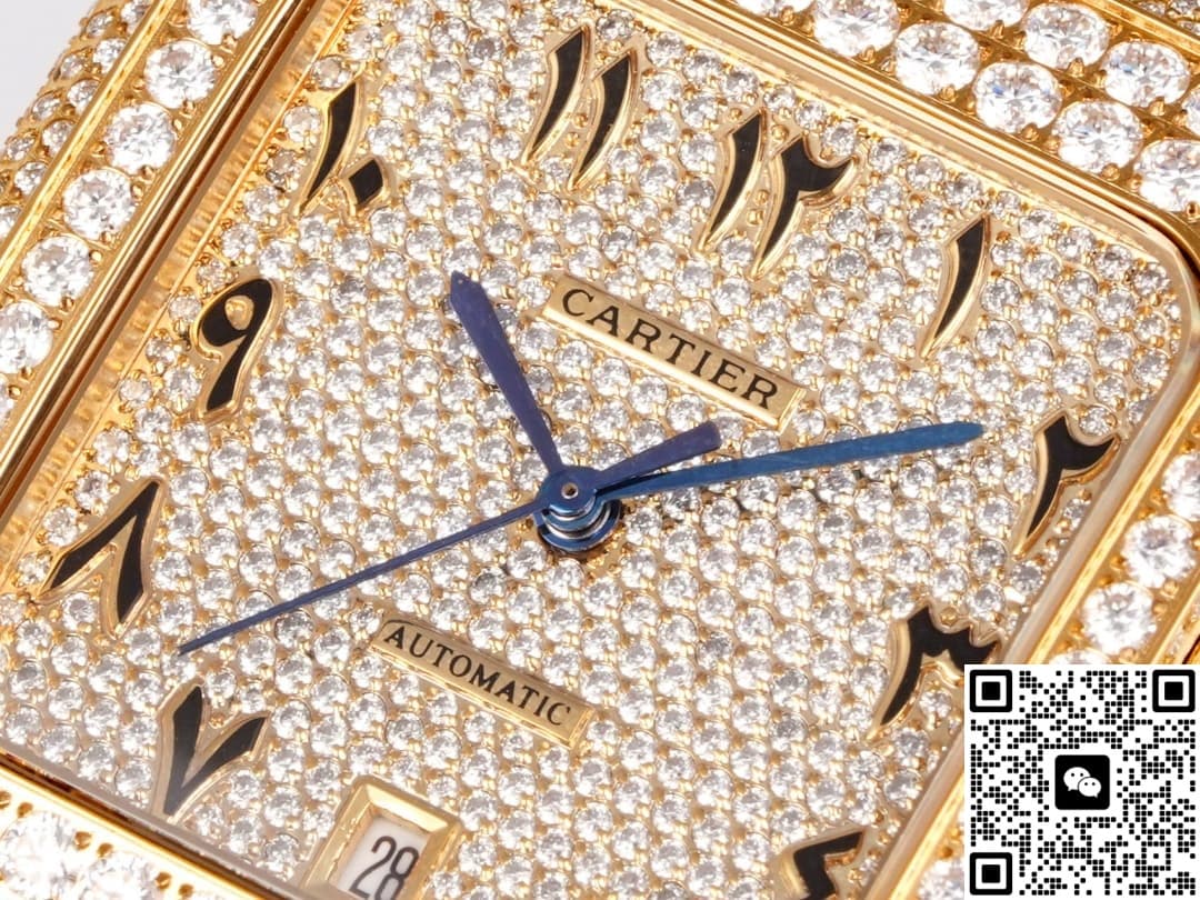 Cartier Santos F4 Factory Date Display