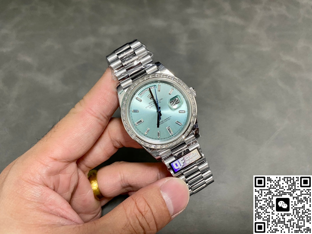 Rolex Day-Date m228396tbr-0039 QF Factory 904 Stainless Steel