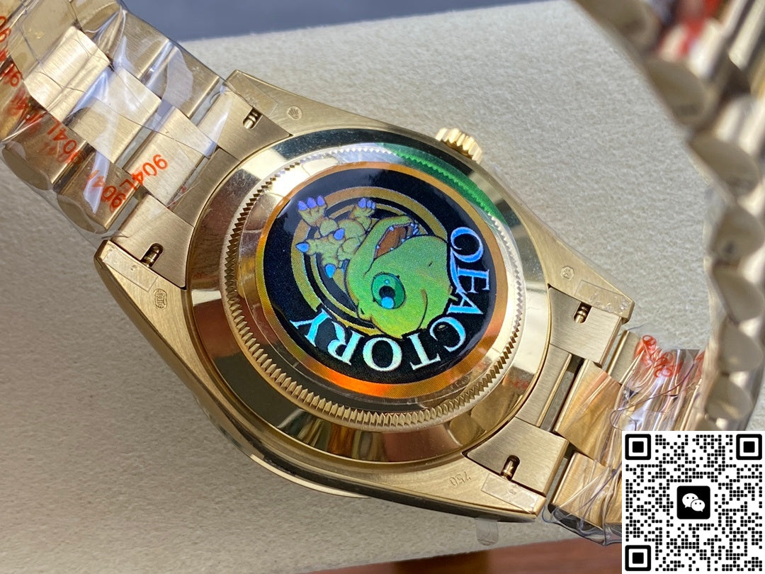 Rolex Day-Date m228348rbr-0040 QF Factory Diamond-Set Bezel