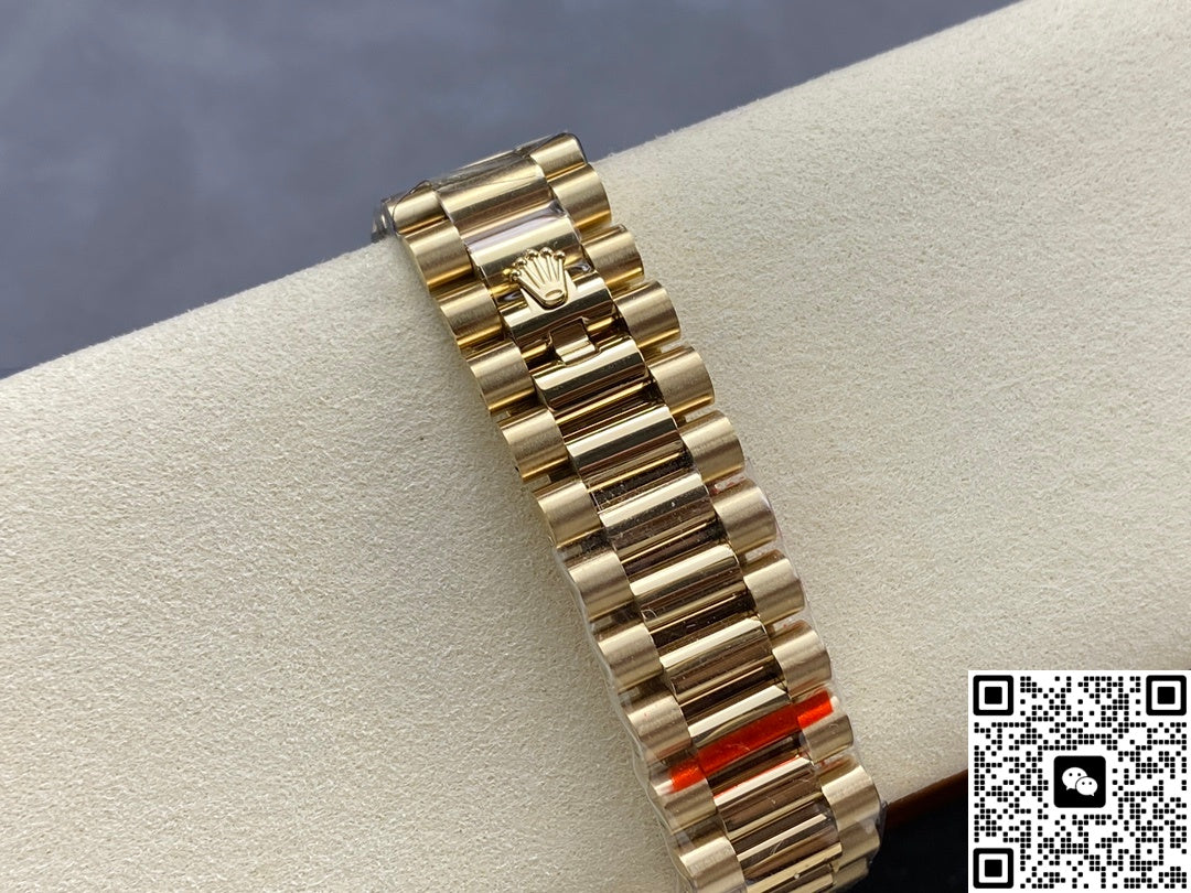 Rolex Day-Date m228348rbr-0040 QF Factory Diamond-Set Bezel