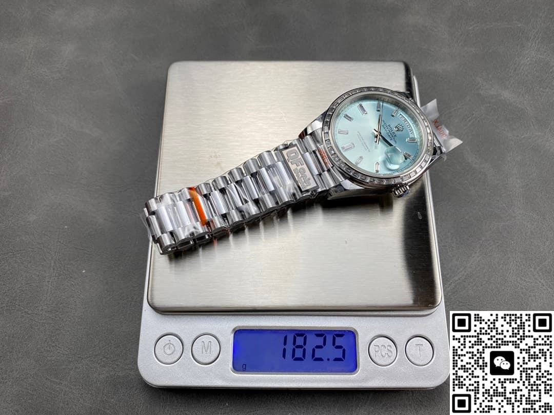 Rolex Day-Date m228396tbr-0002 QF Factory Silver Strap