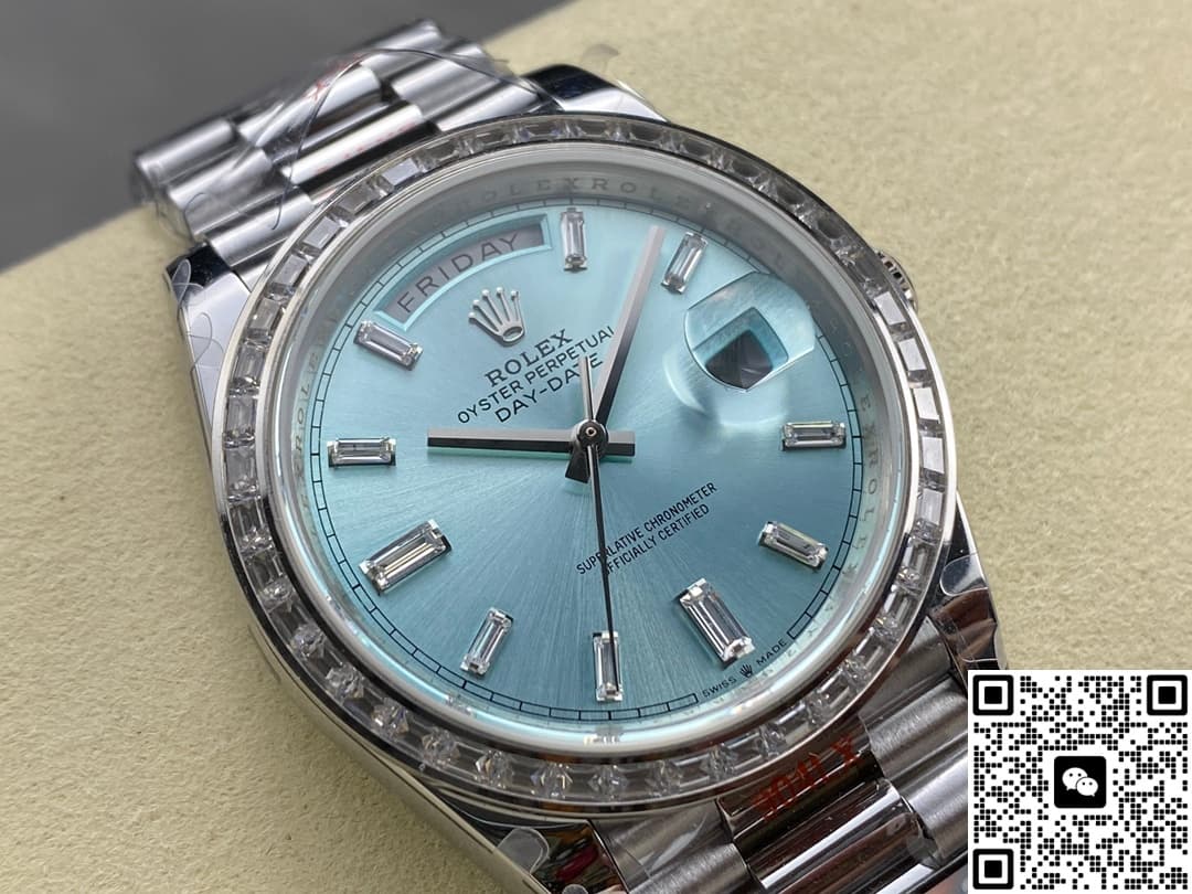 Rolex Day-Date m228396tbr-0002 QF Factory Silver Strap