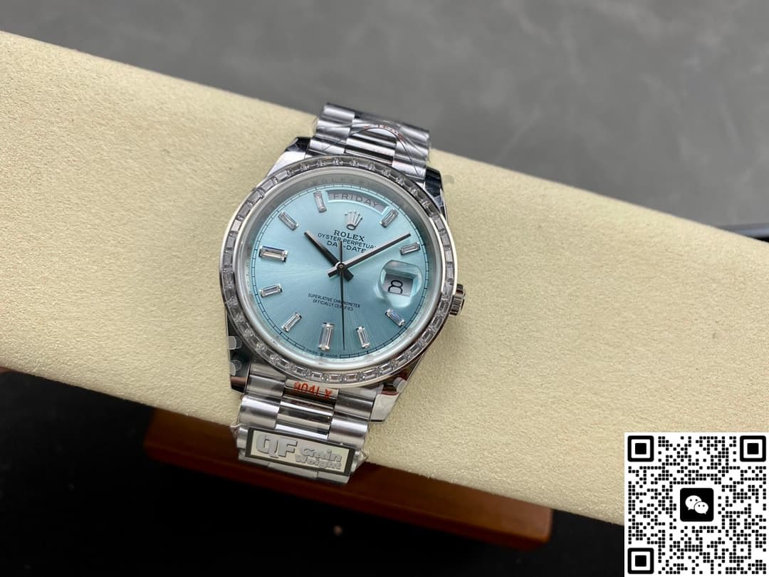 Rolex Day-Date m228396tbr-0002 QF Factory Silver Strap