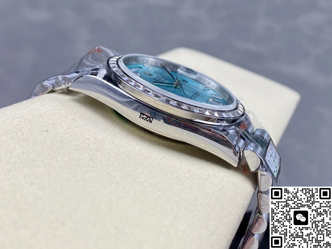 Rolex Day-Date m228396tbr-0002 QF Factory Silver Strap