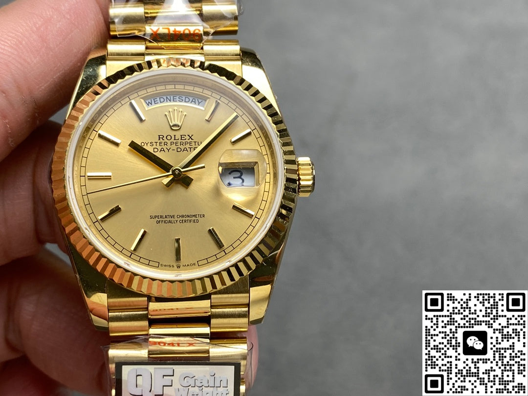 Rolex Day-Date m128238-0045 QF Factory Date Display