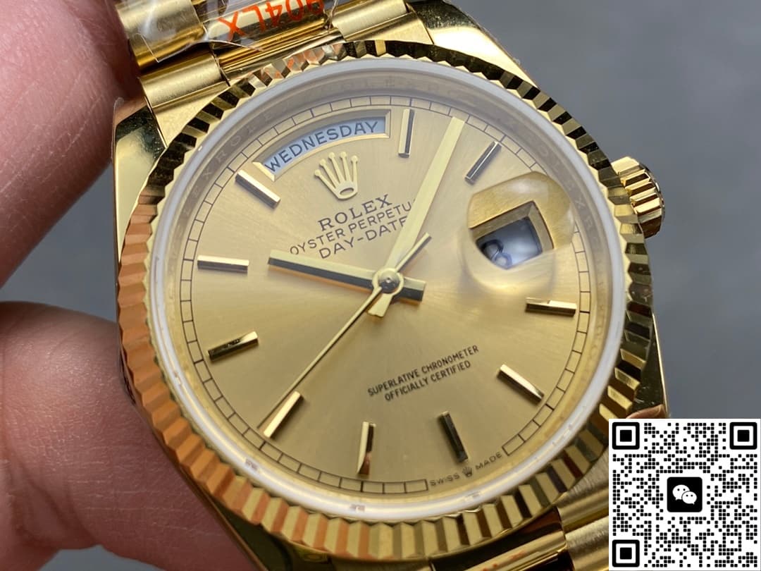 Rolex Day-Date m128238-0045 QF Factory Date Display