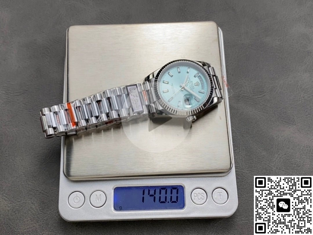 Rolex Day-Date m128236-0009 QF Factory Ice Blue Dial