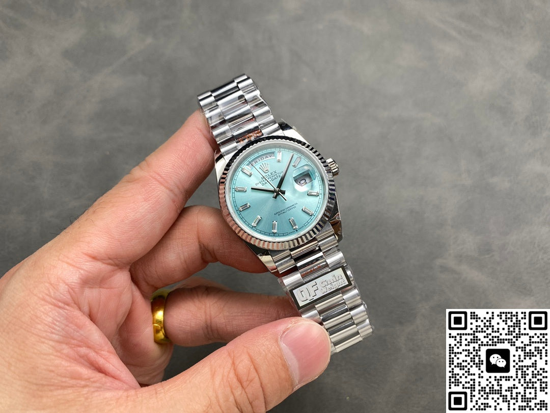 Rolex Day-Date m128236-0009 QF Factory Ice Blue Dial