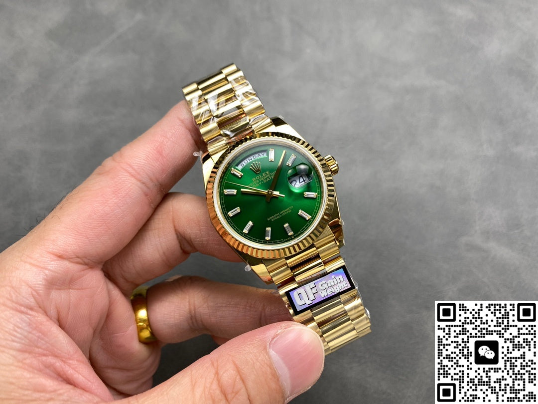 Rolex Day-Date m128238-0130 QF Factory Triangular Fluted Bezel