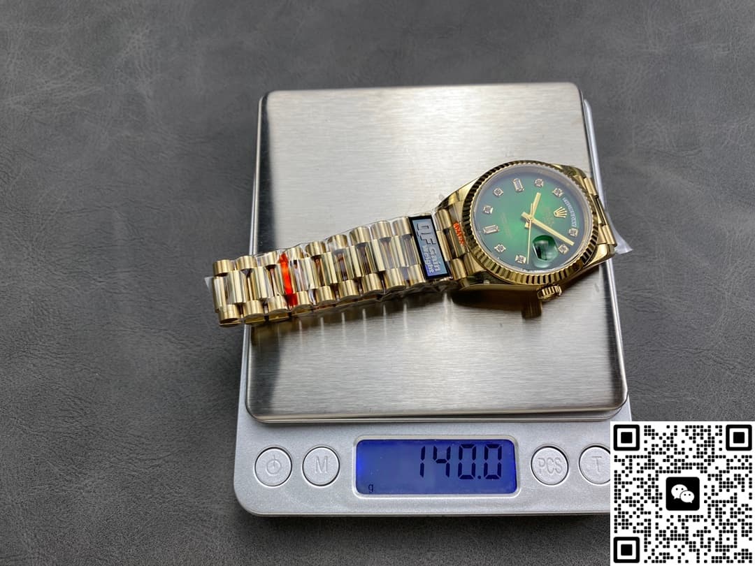 Rolex Day-Date m128238-0069 QF Factory Smoked Green Dial