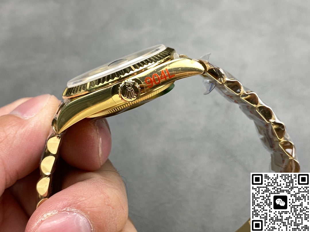 Rolex Day-Date m128238-0132 QF Factory Champagne Gold Dial