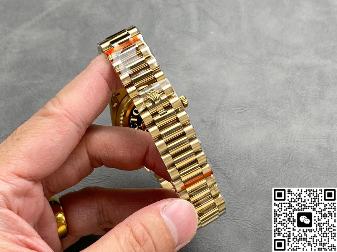 Rolex Day-Date m128238-0132 QF Factory Champagne Gold Dial