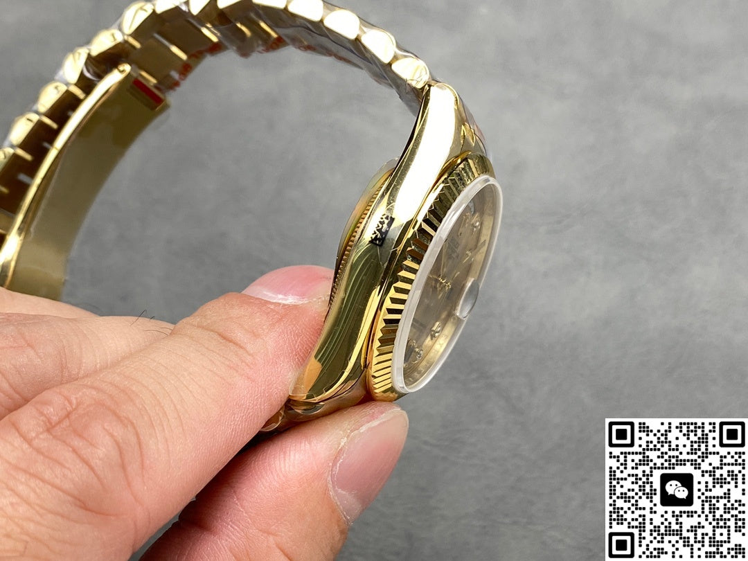 Rolex Day-Date m128238-0008 QF Factory Champagne Gold Case