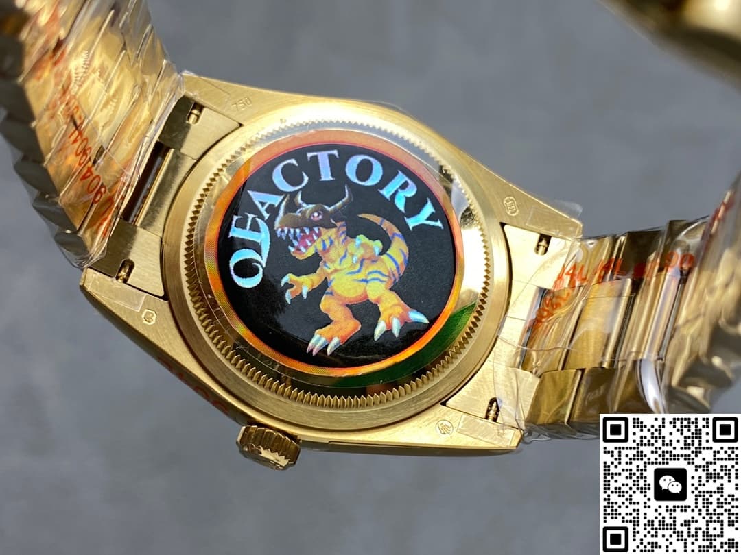 Rolex Day-Date m128238-0008 QF Factory Champagne Gold Case