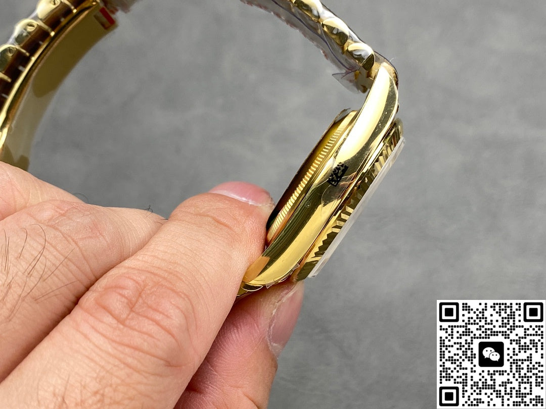 Rolex Day-Date m128238-0081 QF Factory Champagne Gold Bezel