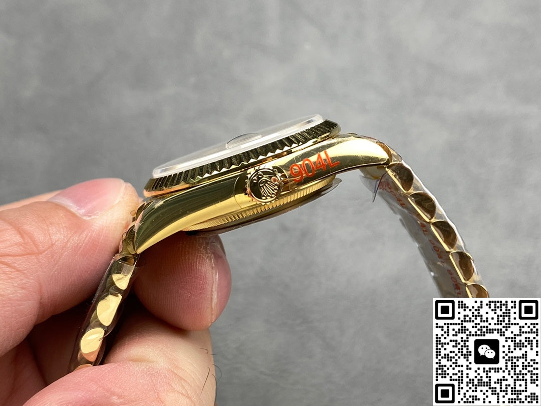 Rolex Day-Date m128238-0081 QF Factory Champagne Gold Bezel