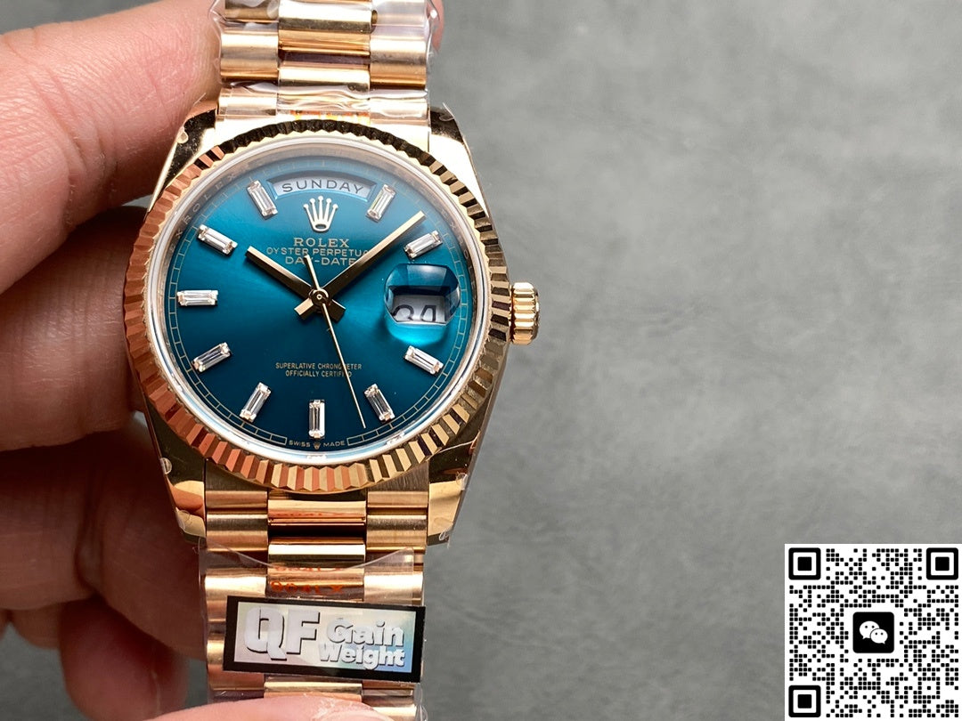 Rolex Day-Date m128235-0085 QF Factory Rose Gold Strap