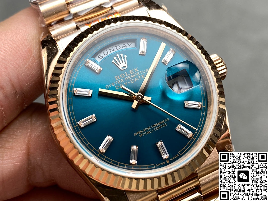 Rolex Day-Date m128235-0085 QF Factory Rose Gold Strap