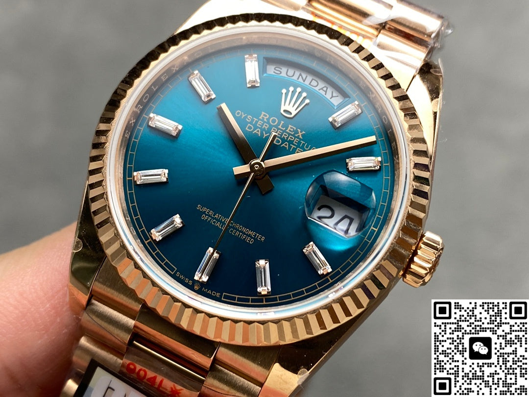 Rolex Day-Date m128235-0085 QF Factory Rose Gold Strap