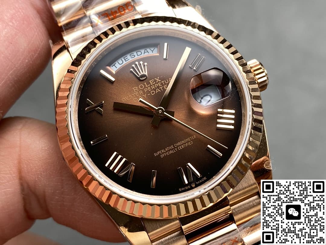 Rolex Day-Date m128235-0075 QF Factory Rose Gold Case