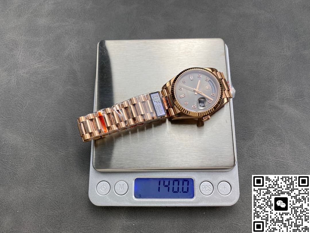 Rolex Day-Date m128235-0050 QF Factory Rose Gold Bezel