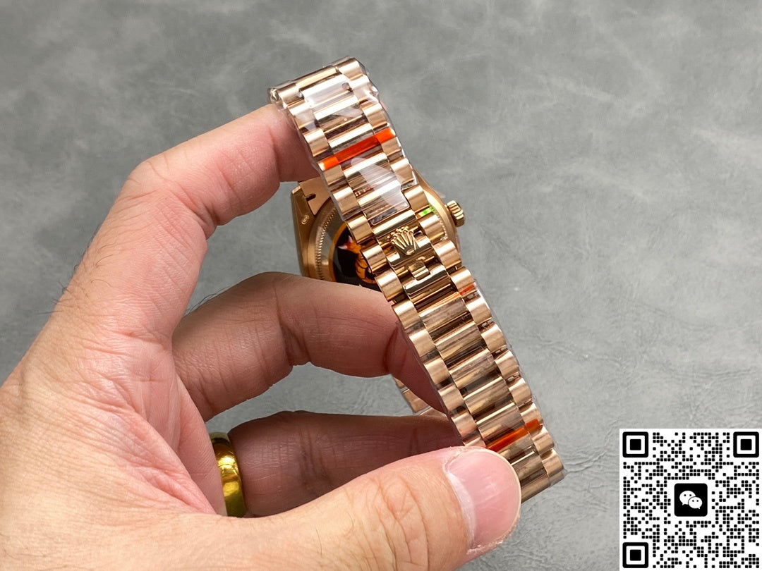 Rolex Day-Date m128235-0050 QF Factory Rose Gold Bezel