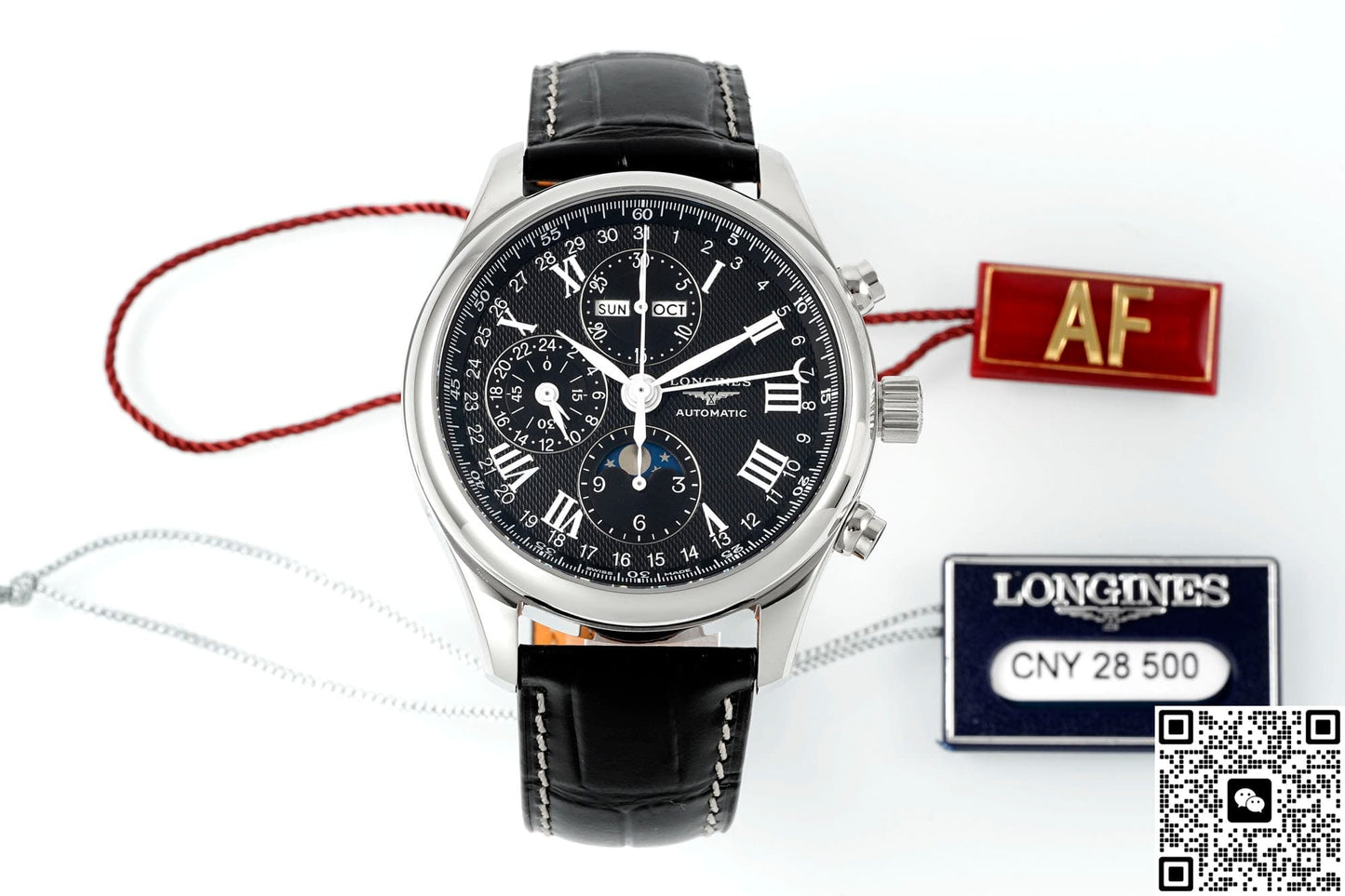 Longines Master Collection L2.673.4.51.7 AF Factory Alligator Leather Strap