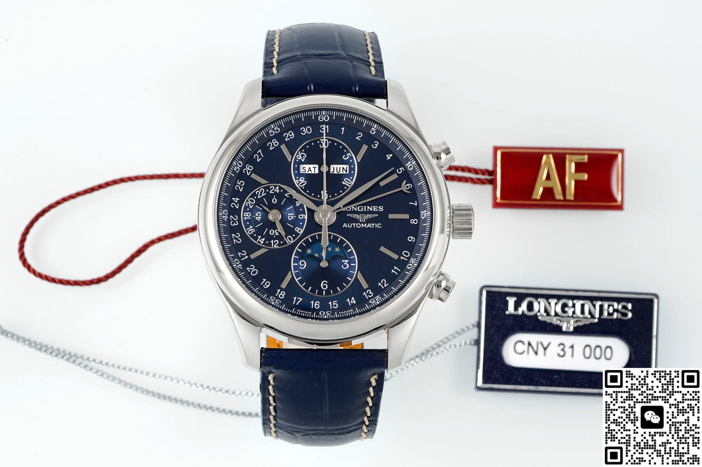 Longines Master Collection L2.773.4.92.0 AF Factory Stainless Steel Bezel