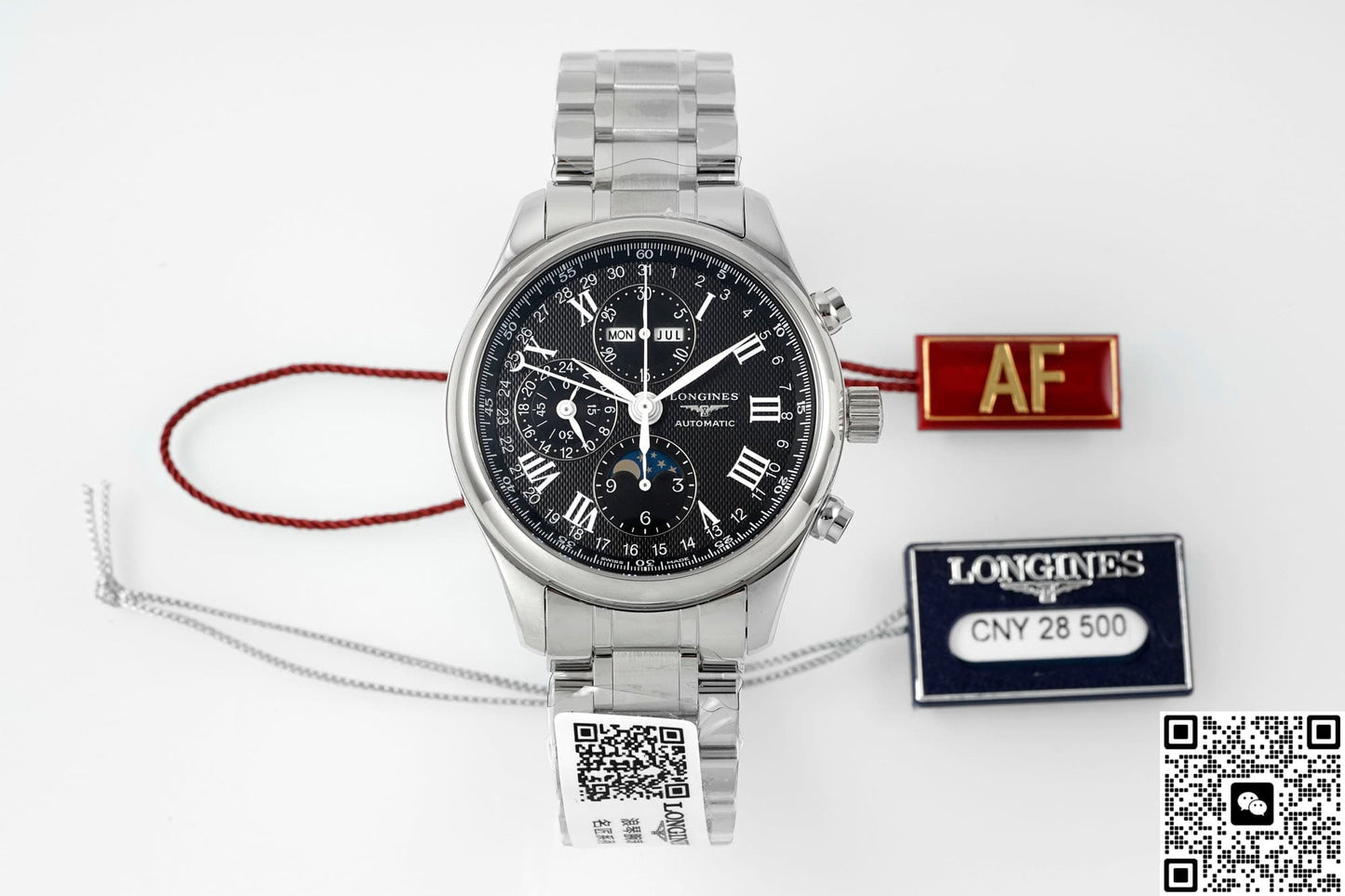 Longines Master Collection L2.773.4.51.6 AF Factory Dual Time Zone