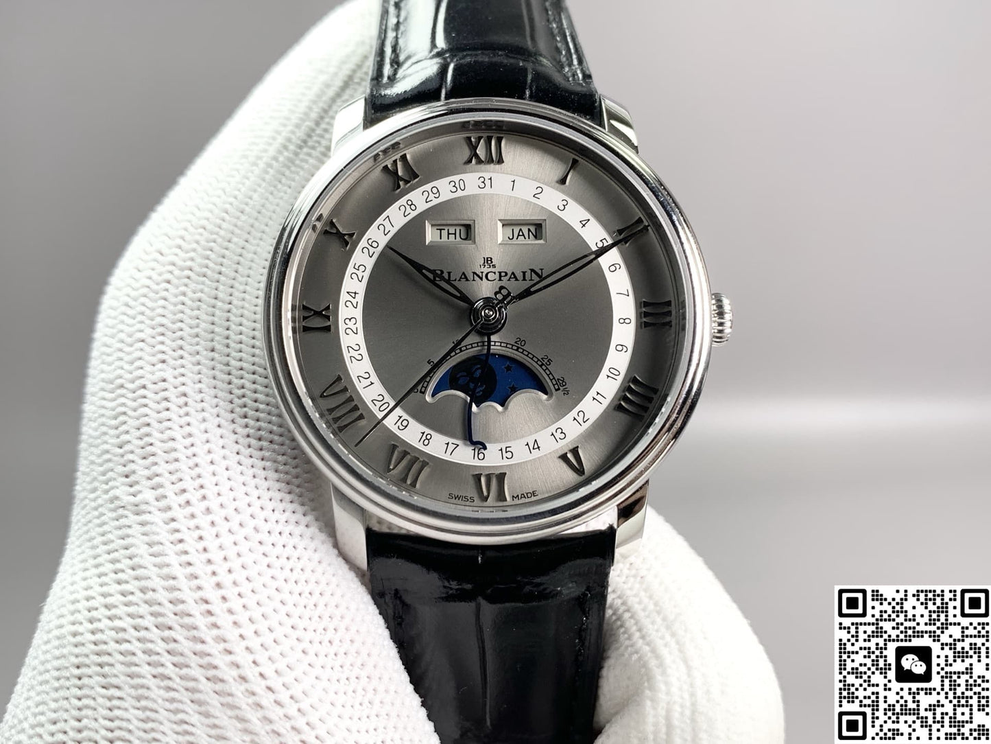 Blancpain Villeret 6654-1113-55B GR Factory Week Display