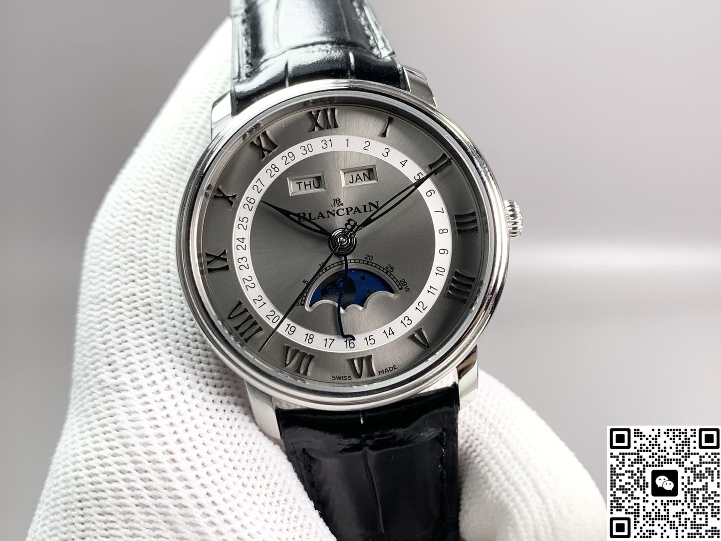 Blancpain Villeret 6654-1113-55B GR Factory Week Display