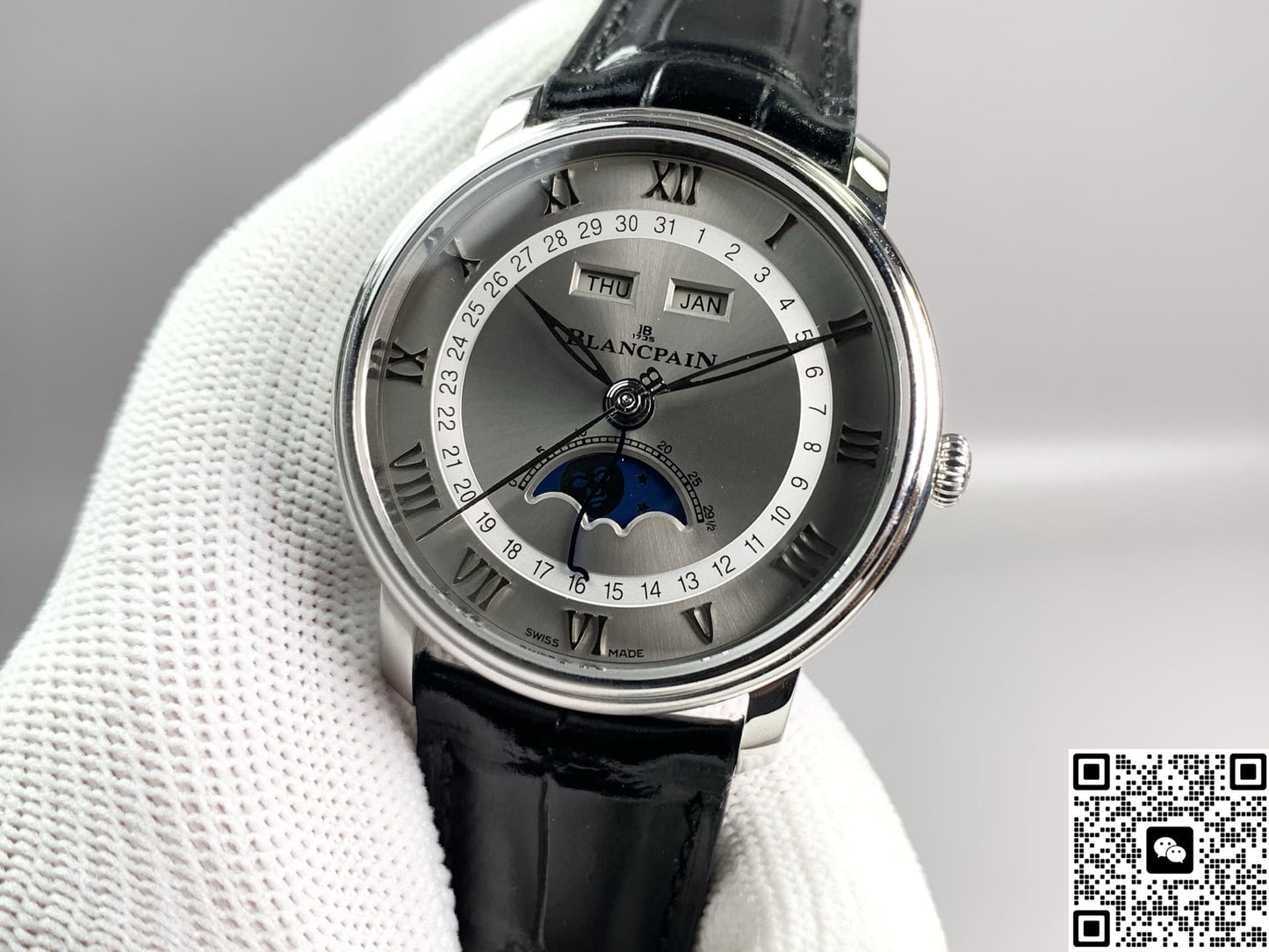 Blancpain Villeret 6654-1113-55B GR Factory Week Display