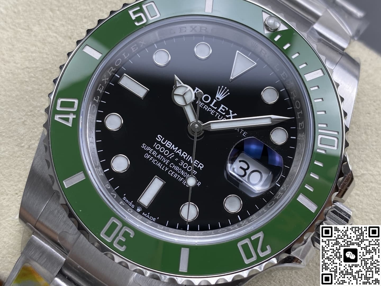 Rolex Submariner m126610lv-0002 ARF Factory Date Display