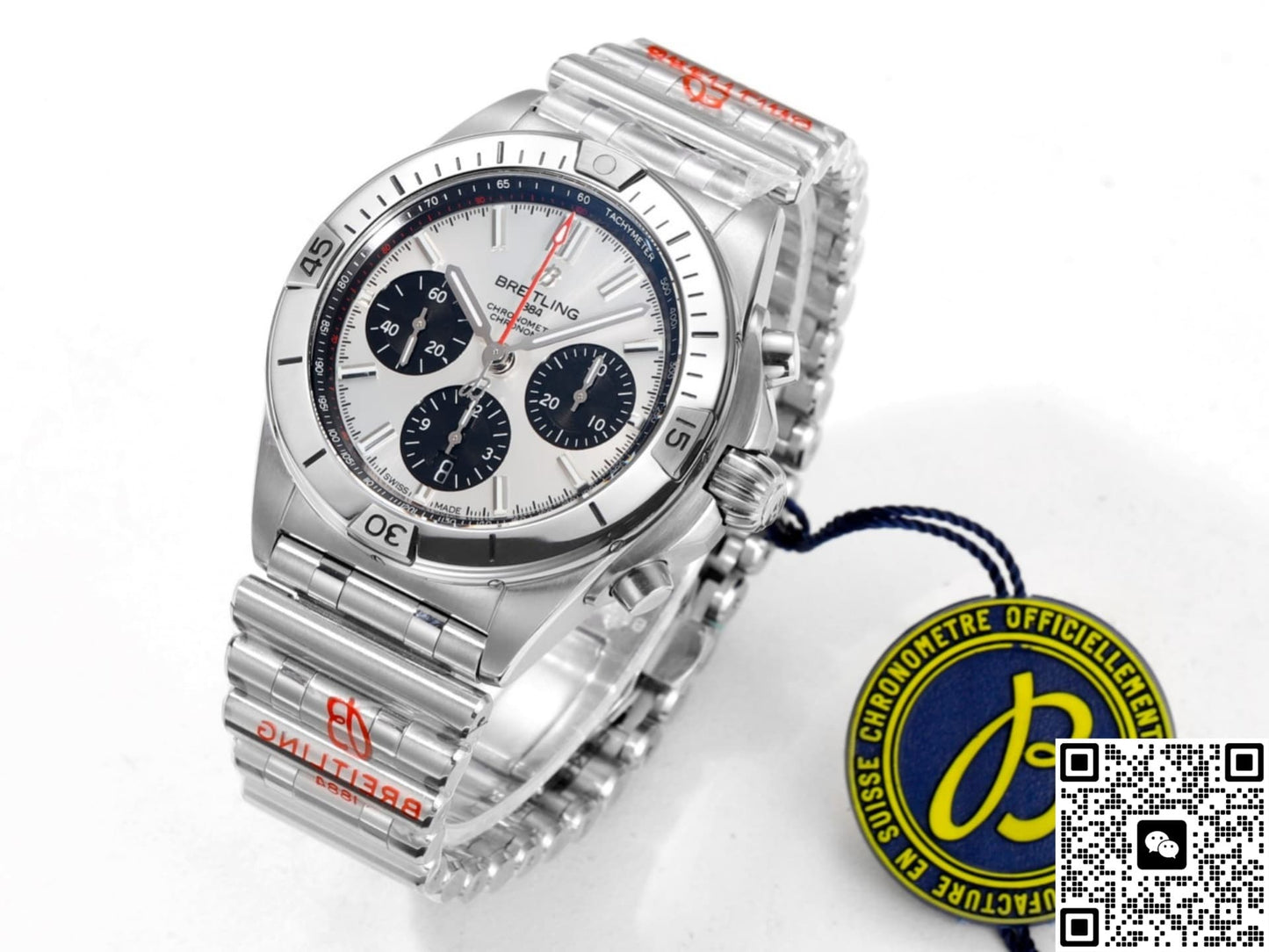 Breitling Chronomat AB0134101G1A1 BLS Factory Date Display