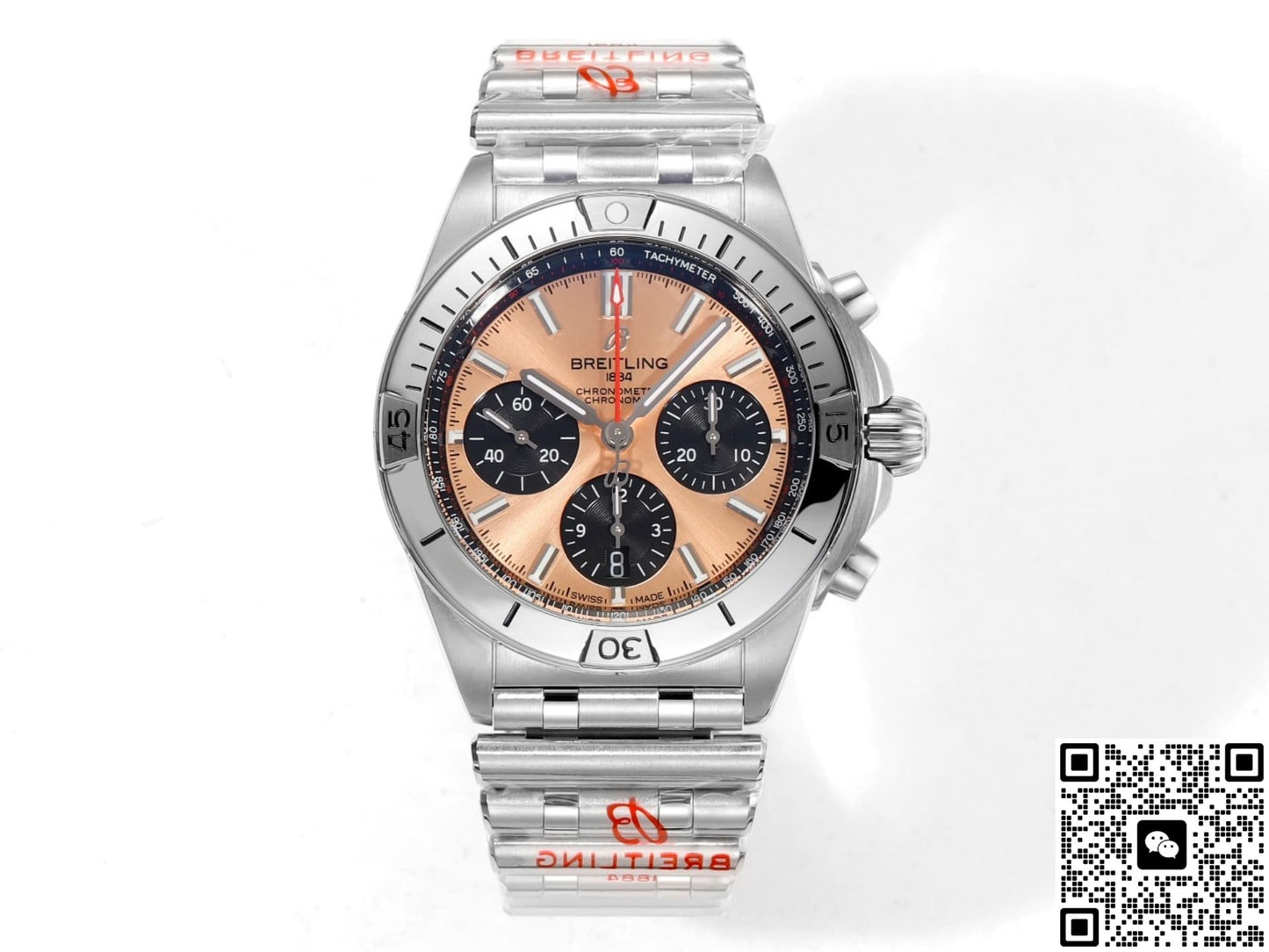 Breitling Chronomat AB0134101K1A1 BLS Factory Stainless Steel Bezel