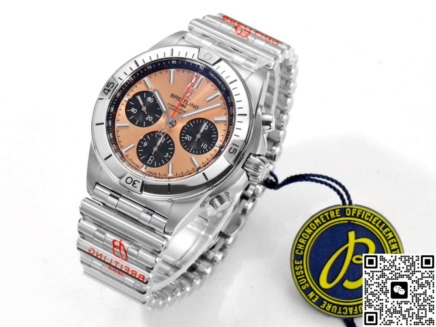 Breitling Chronomat AB0134101K1A1 BLS Factory Stainless Steel Bezel