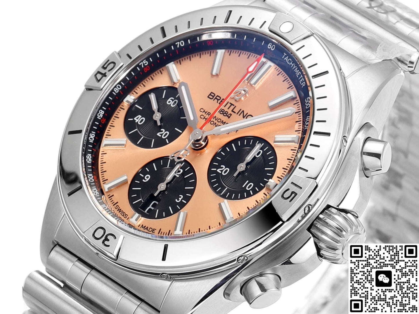Breitling Chronomat AB0134101K1A1 BLS Factory Stainless Steel Bezel