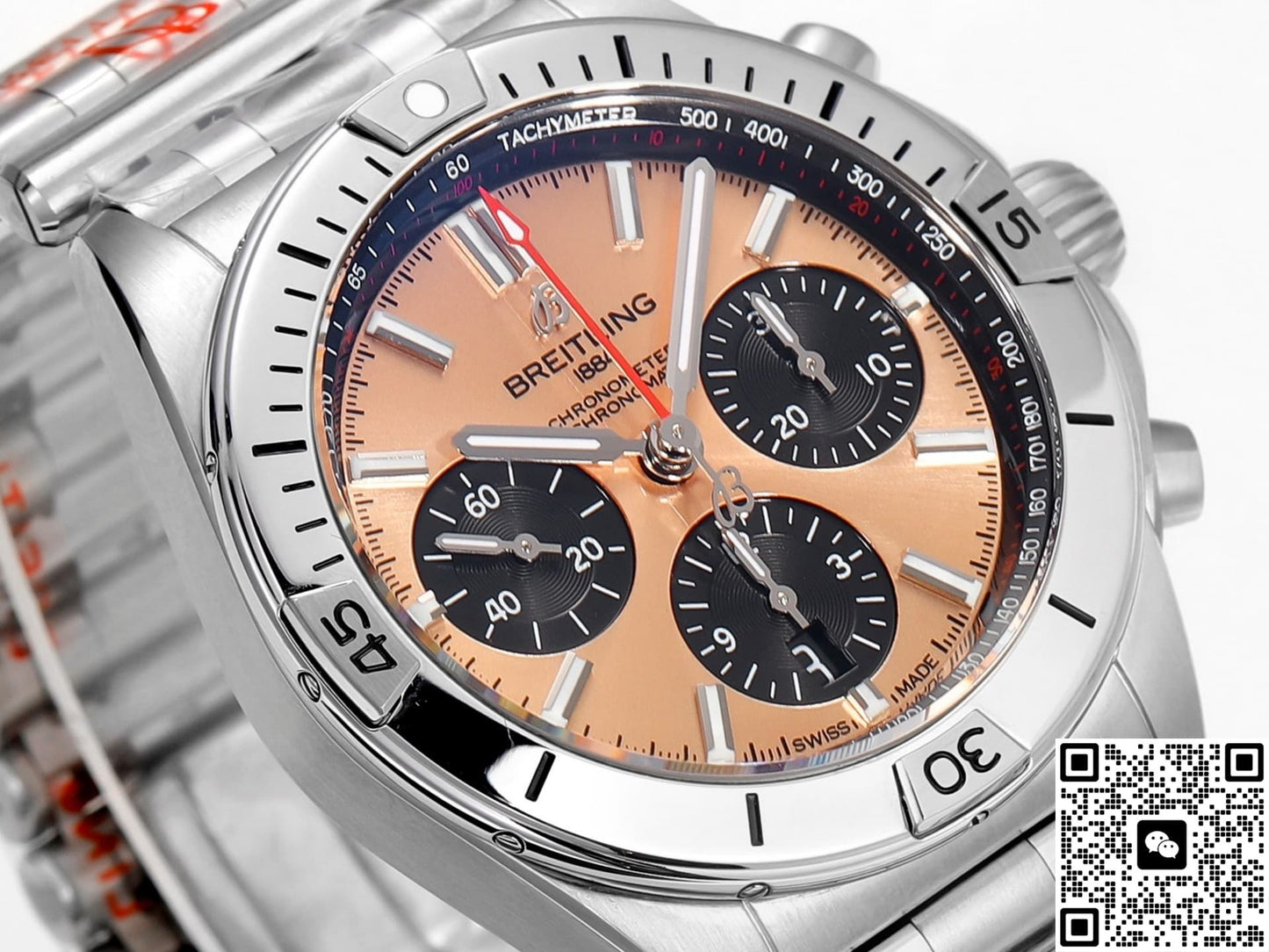 Breitling Chronomat AB0134101K1A1 BLS Factory Stainless Steel Bezel