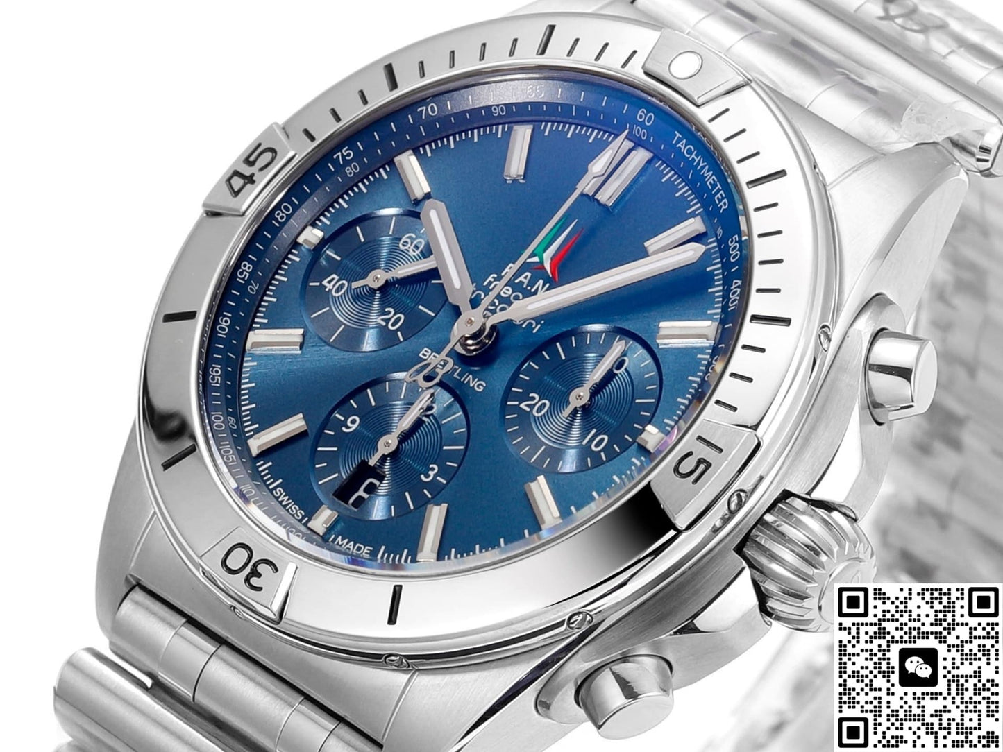 Breitling Chronomat AB01344A1C1A1 BLS Factory Stainless Steel Strap