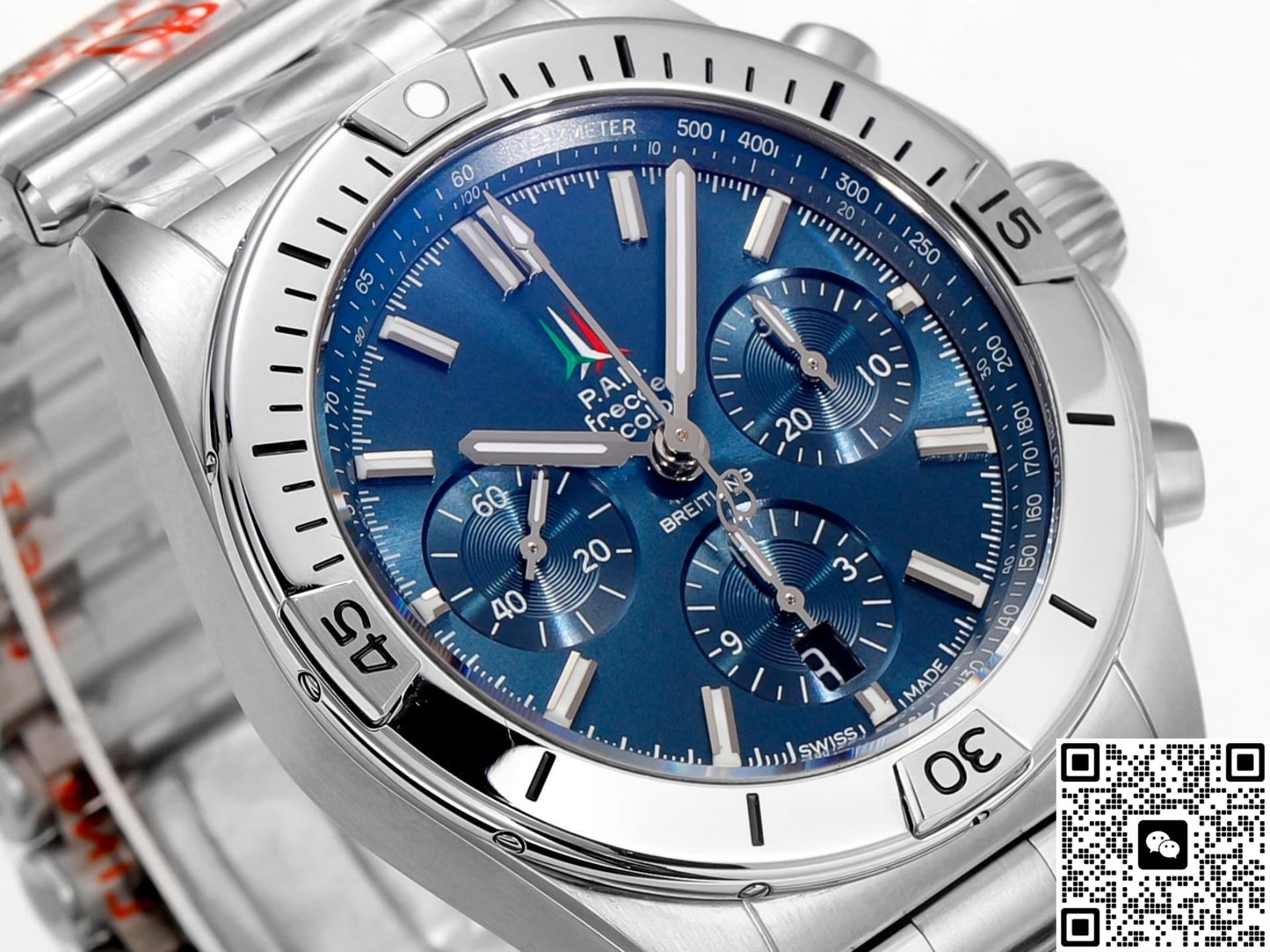 Breitling Chronomat AB01344A1C1A1 BLS Factory Stainless Steel Strap