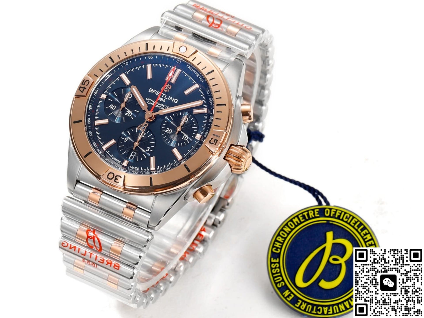 Breitling Chronomat UB0134101C1U1 BLS Factory Red Gold Bezel
