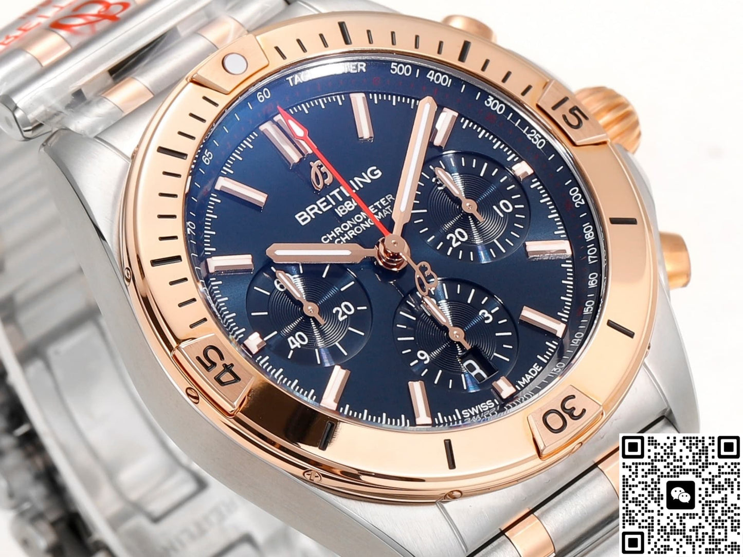 Breitling Chronomat UB0134101C1U1 BLS Factory Red Gold Bezel