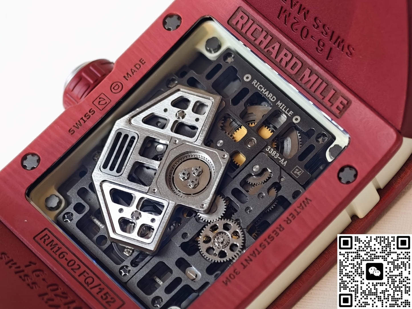 Richard Mille RM16-02 UMI Factory Rubber Strap