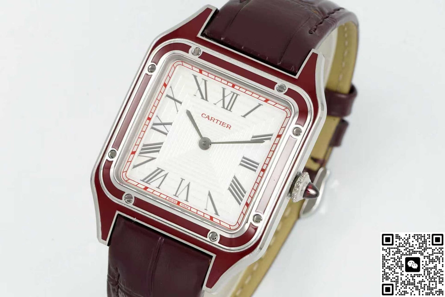 Cartier Santos WGSA0053 AF Factory Alligator Leather