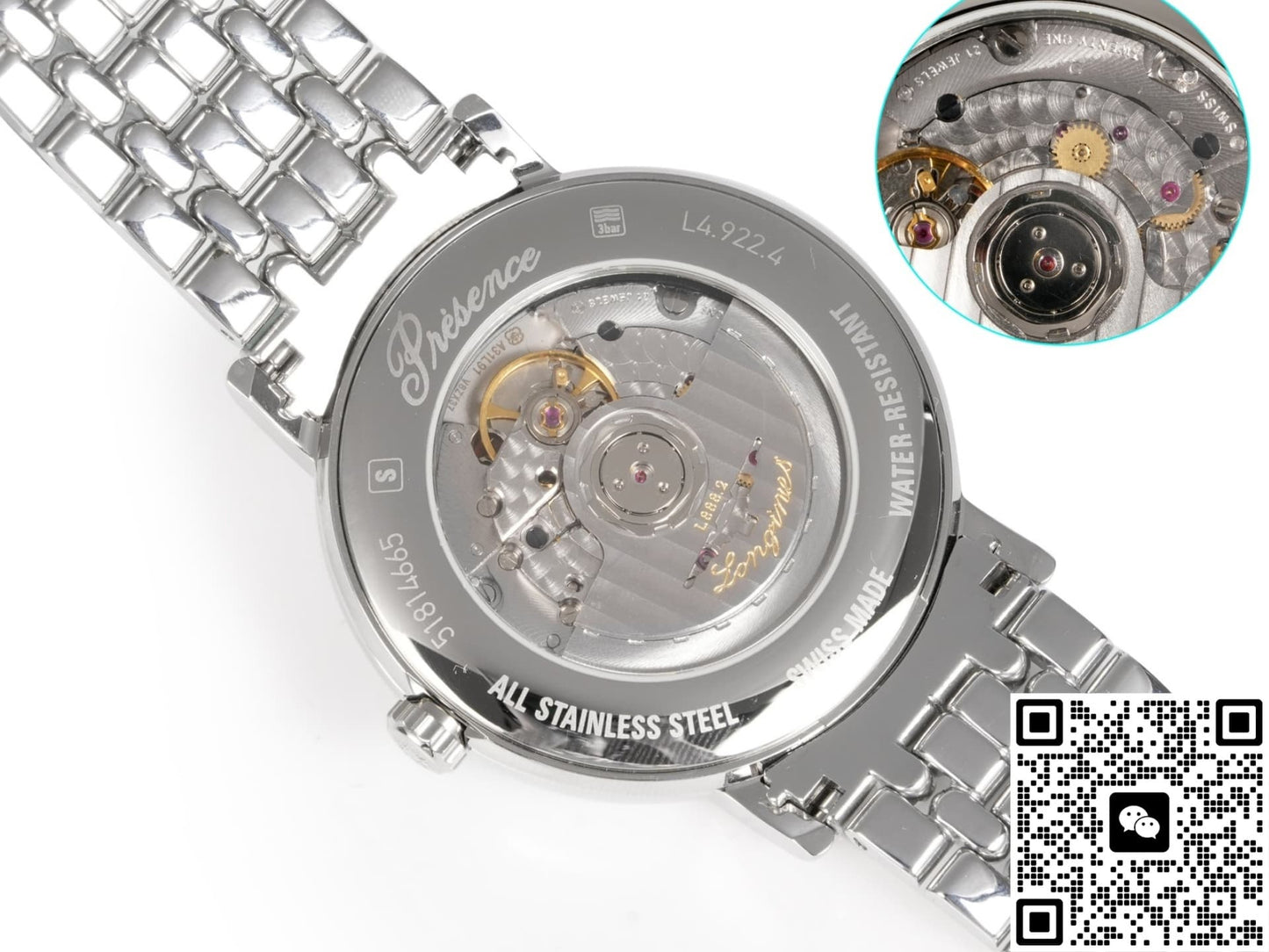 Longines Elegant L4.922.4.11.6 XC Factory Stainless Steel Bezel