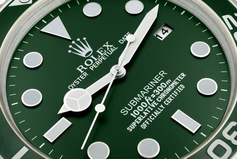 ROLEX WALL CLOCK – SUBMARINER ‘HULK’ EDITION – RL-02