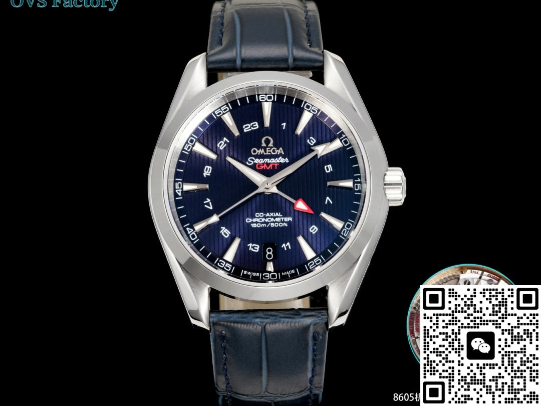 Omega Seamaster 231.13.43.22.03.001 OVS Factory Alligator Leather Strap