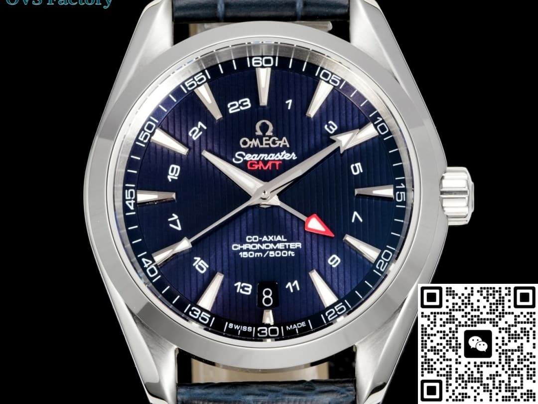 Omega Seamaster 231.13.43.22.03.001 OVS Factory Alligator Leather Strap