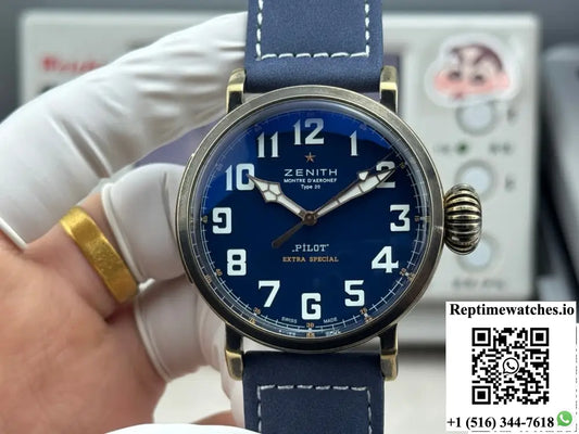 Zenith Pilot 29.2430.679-57.C808 V+ Factory Titanium Buckle